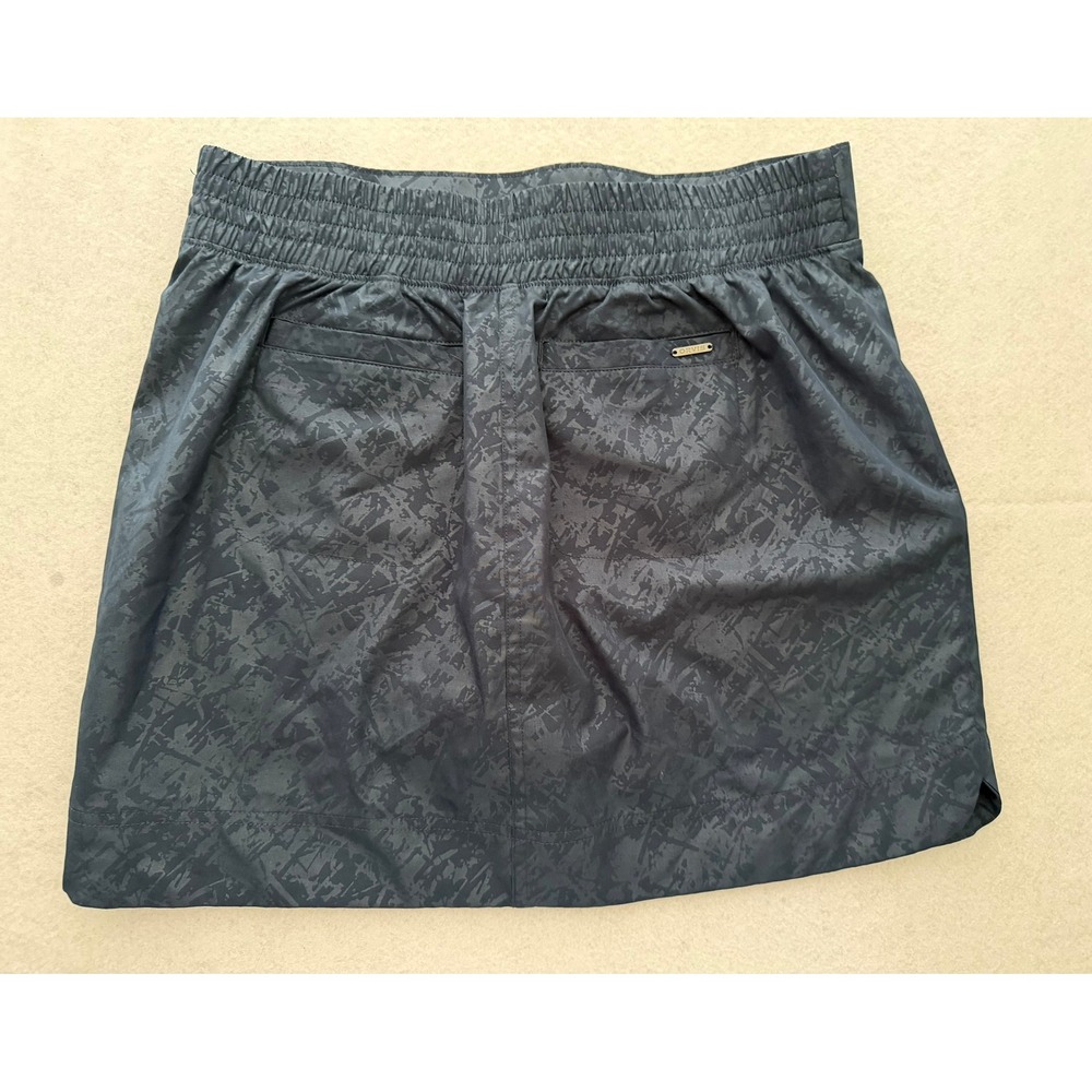 Orvis Women Small Skort Navy Abstract Print Hiking Golf Activewear
